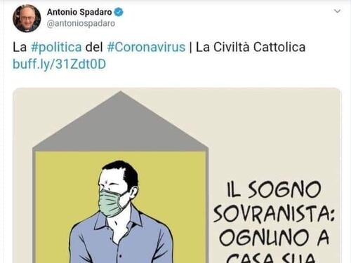 Coronavirus, l'attacco di padre Spadaro ai sovranisti