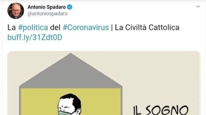 Coronavirus, l'attacco di padre Spadaro ai sovranisti