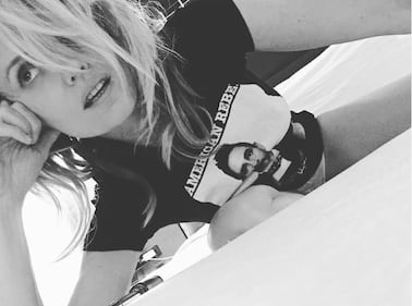 Justine Mattera topless per il servizio di moda 20