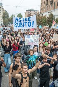 Fridays for future a Milano: la protesta degli studenti 10