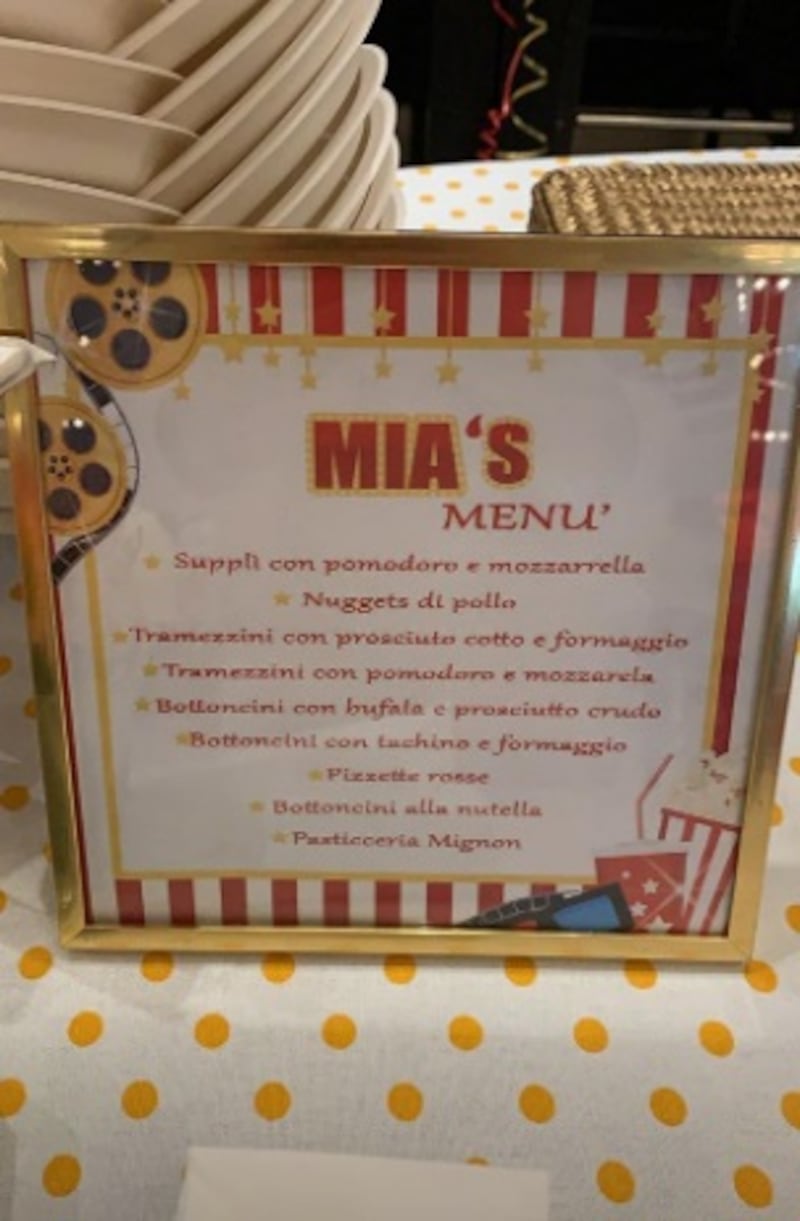 Alessia Marcuzzi, che film la festa per gli 8 anni di Mia 3