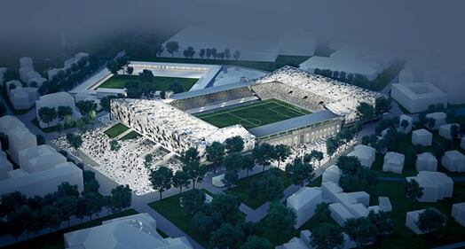 Così sarà il nuovo stadio dell'Atalanta 1