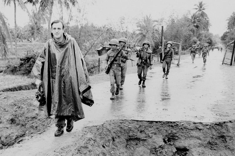 Peter Arnett in Vietnam