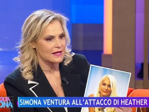 "Ha detto cose false...". Simona Ventura durissima su Heather Parisi: cosa è successo