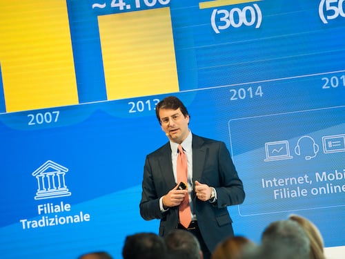 Intesa Sp punta 120 miliardi sulle imprese