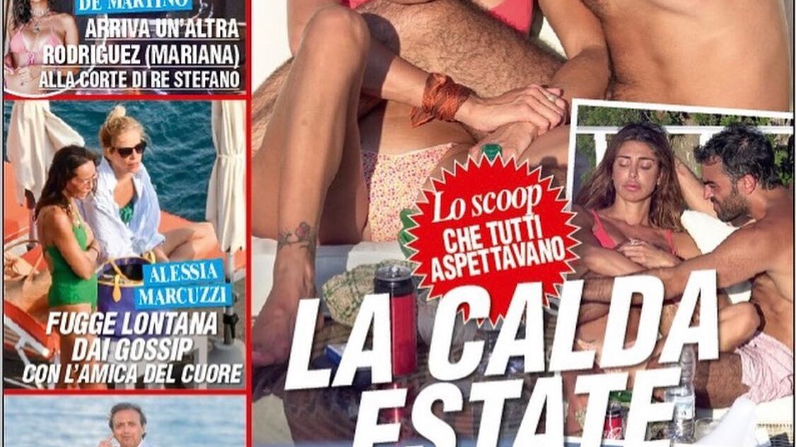 Belen Rodriguez e Gianmaria Antinolfi