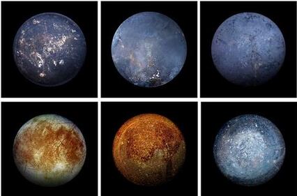 Sapete riconoscere la Luna di Giove fra queste nove sfere? Le altre sono fondi di padelle 1