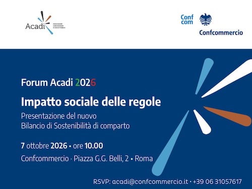“Impatto sociale delle regole”. Presentazione del nuovo Bilancio di Sostenibilità del Comparto