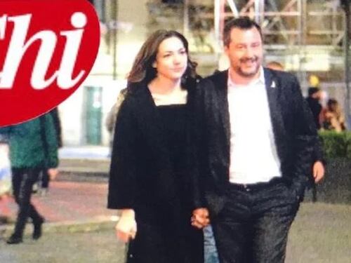 Matteo Salvini e la nuova fidanzata Francesca Verdini