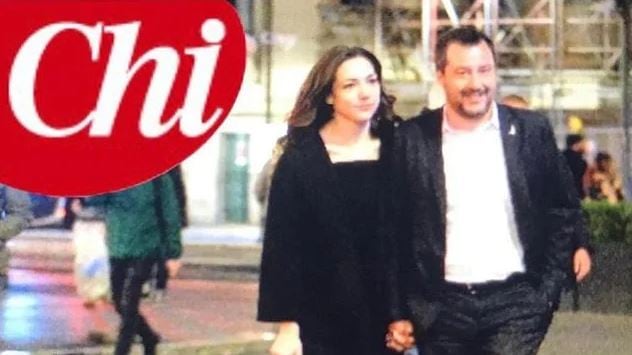 Matteo Salvini e la nuova fidanzata Francesca Verdini