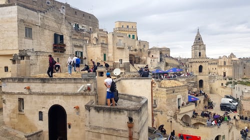 Matera, Sassi danneggiati per l' "art of motion" 4