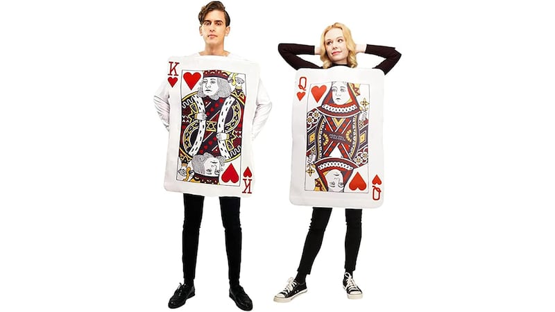 Thematys costumi di coppia carte da gioco