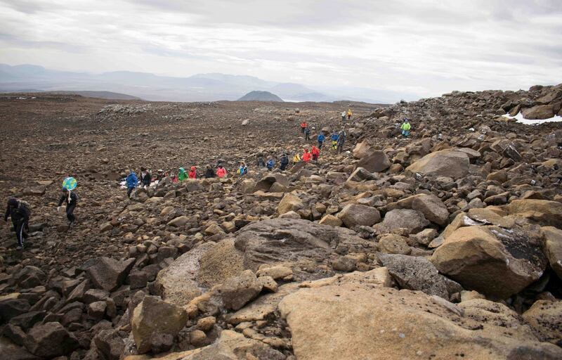 I funerali al primo ghiacciaio scomparso in Islanda 4