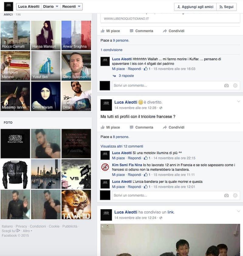 Gli screenshot che "inchiodano" Luca 6