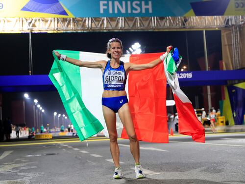 Mondiali di atletica, Giorgi bronzo nella marcia 50 km