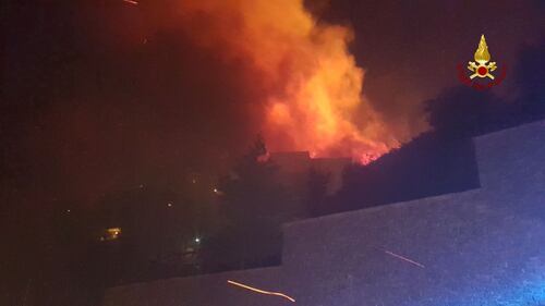 Liguria, lo spaventoso rogo di Cogoleto 1