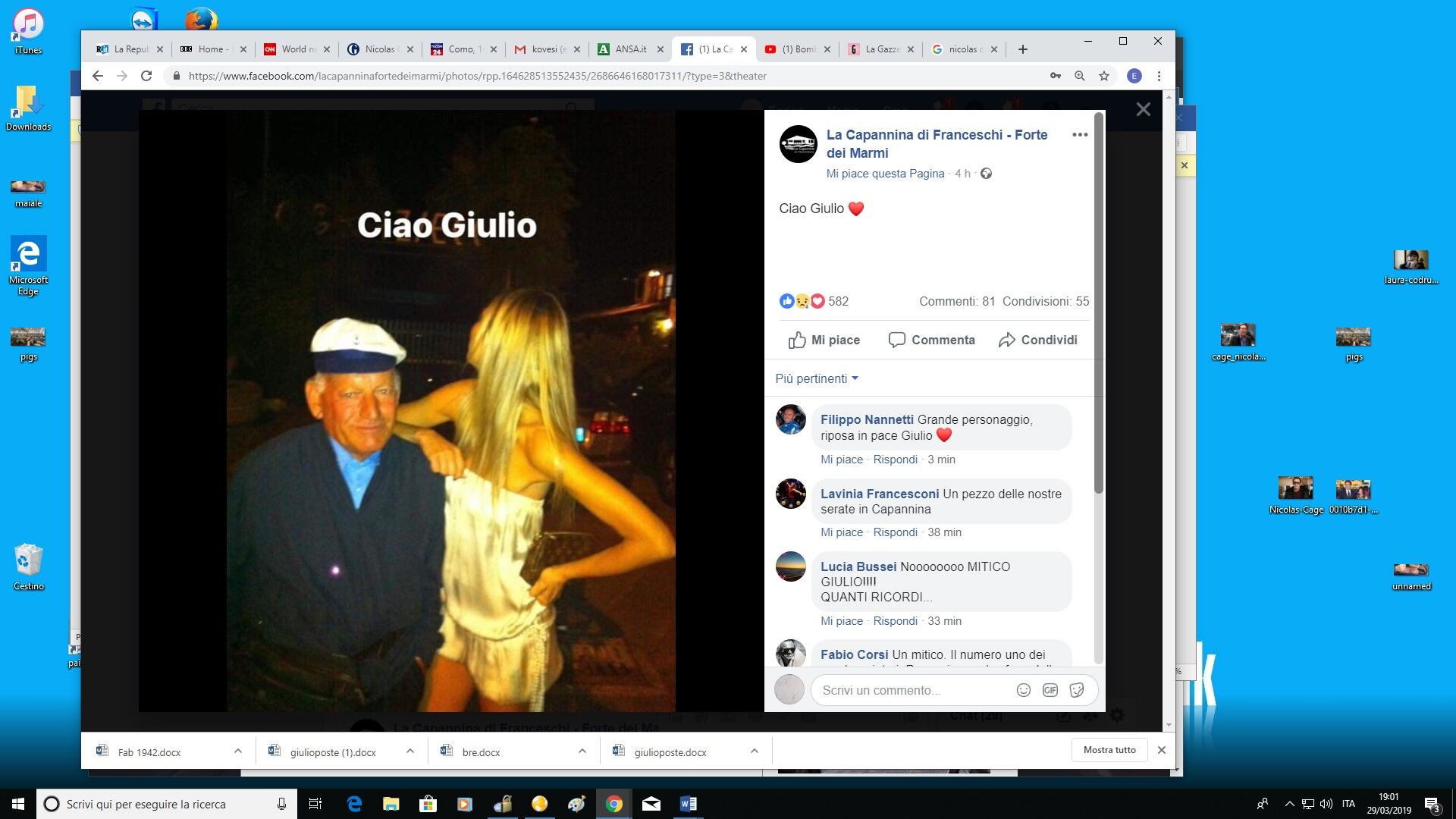 Notti d'estate, belle donne e auto fiammanti. Giulio e l'ultimo parcheggio alla Capannina