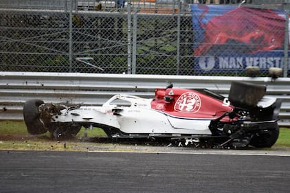 Formula Uno, Monza: la sequenza del terribile incidente di Ericsson 6