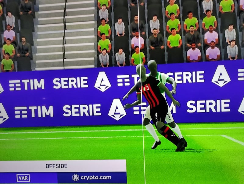 Giroud fuorigioco millimetrico screenshot