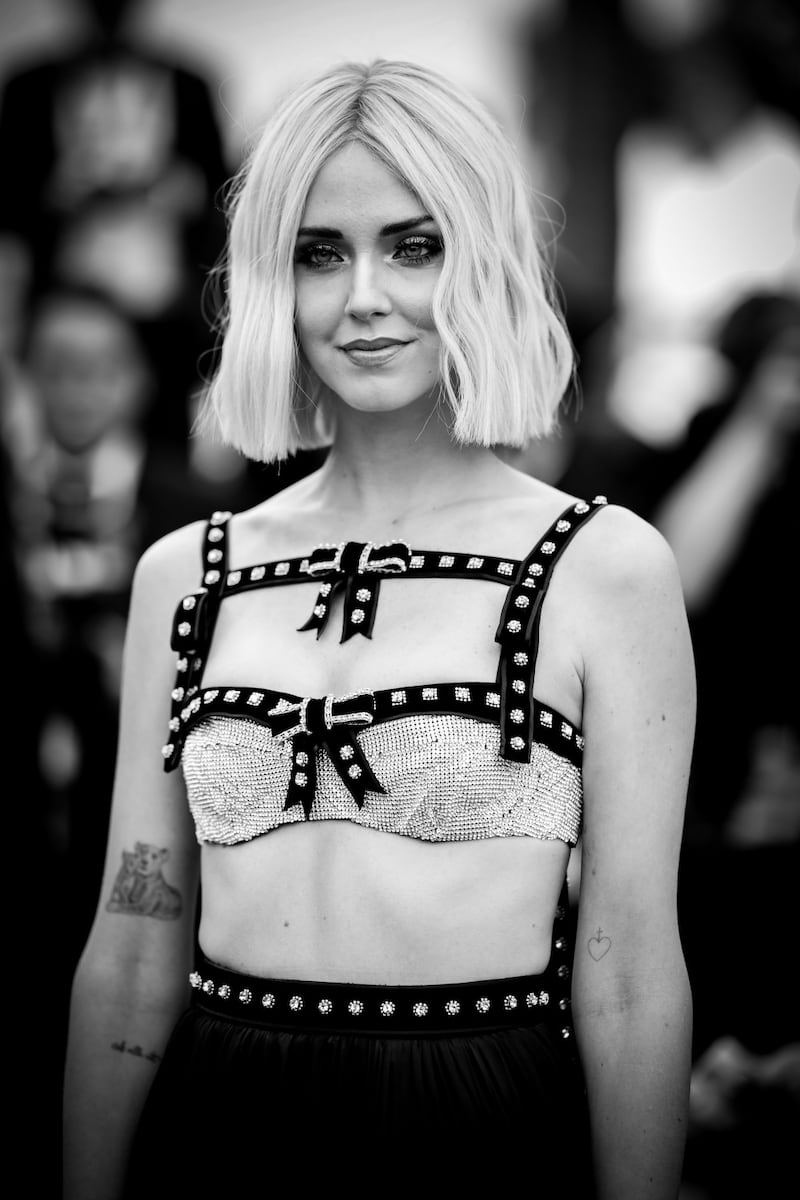 Cannes, reggiseno scintillante per Chiara Ferragni 5
