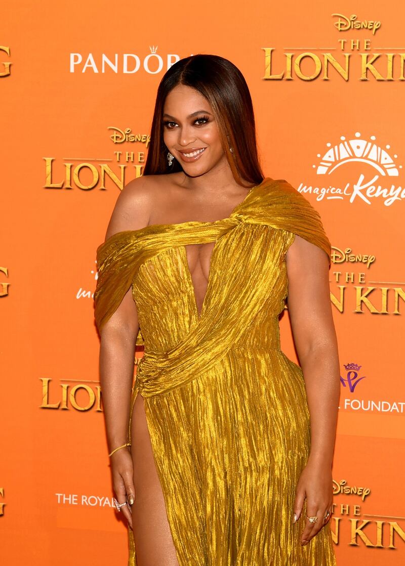 Beyoncé alla première de "Il Re Leone" foto 8