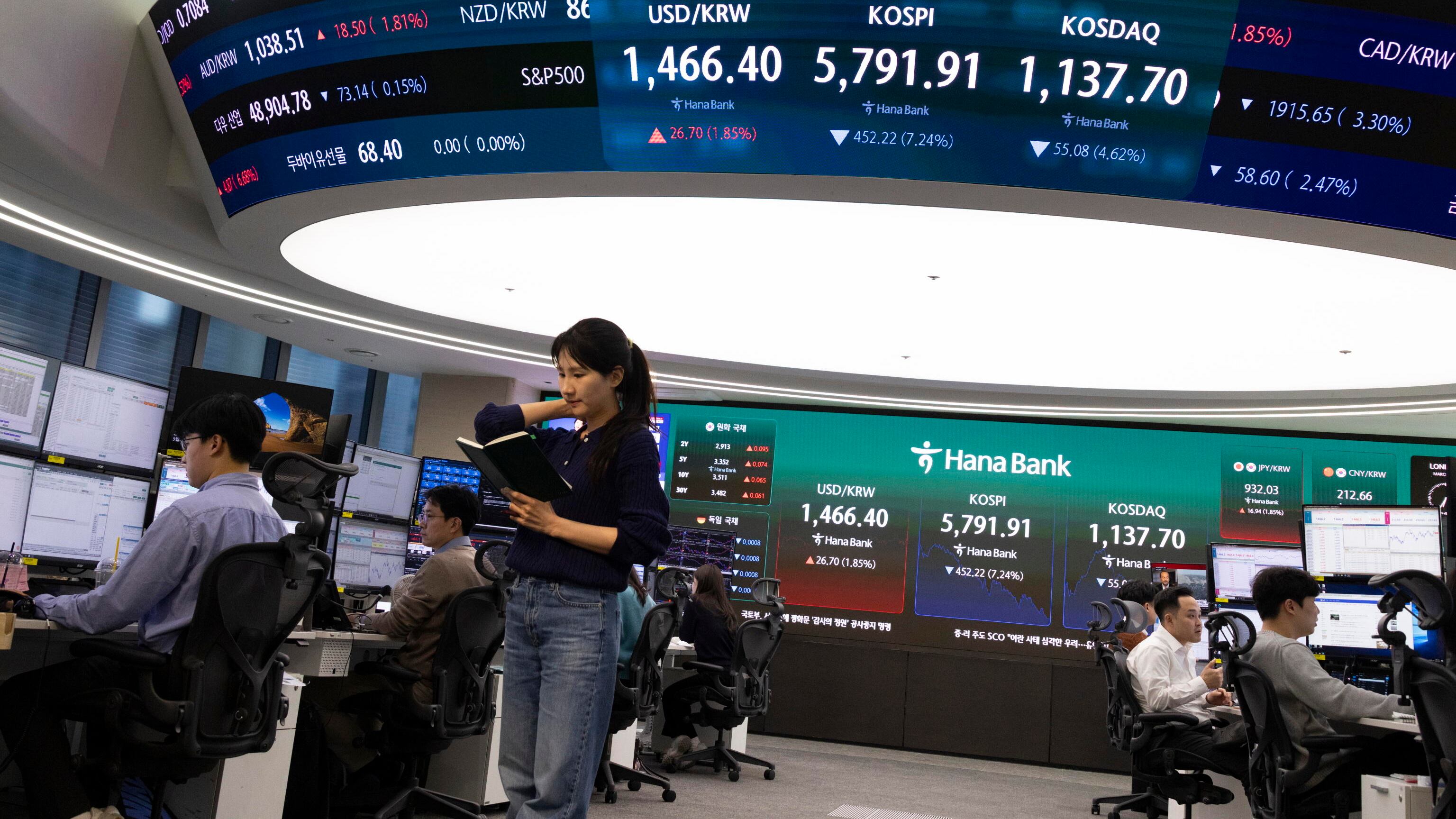 Le Borse europee rifiatano. Crollo storico per la Corea