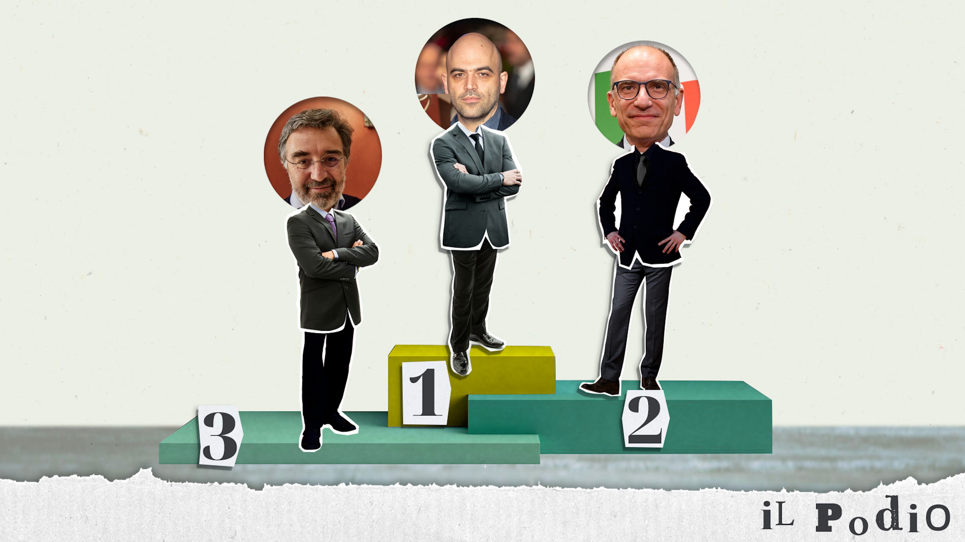 L'antagonista Saviano, Letta il tedesco, Damilano nello sgabuzzino: ecco il podio dei peggiori