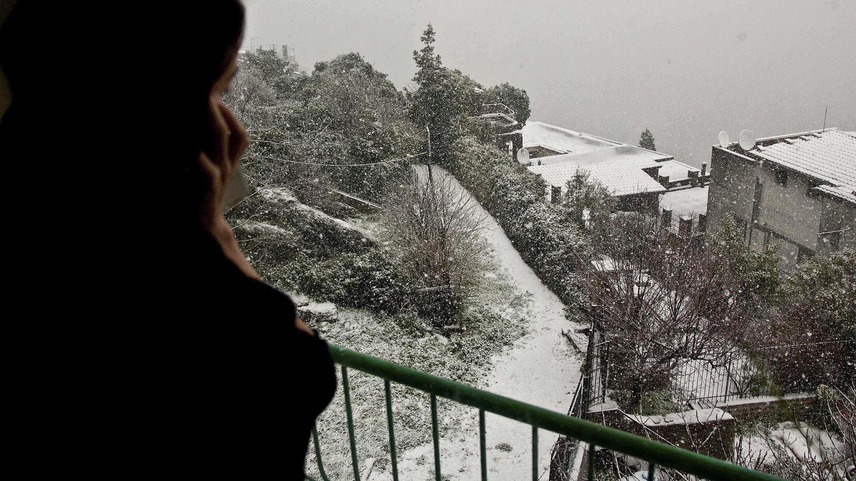 Neve a Roma e sui Castelli Romani Imbiancato anche il resto d'Italia