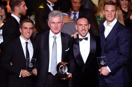 Calciatori e vip alla cerimonia del Pallone d'Oro 2013 2