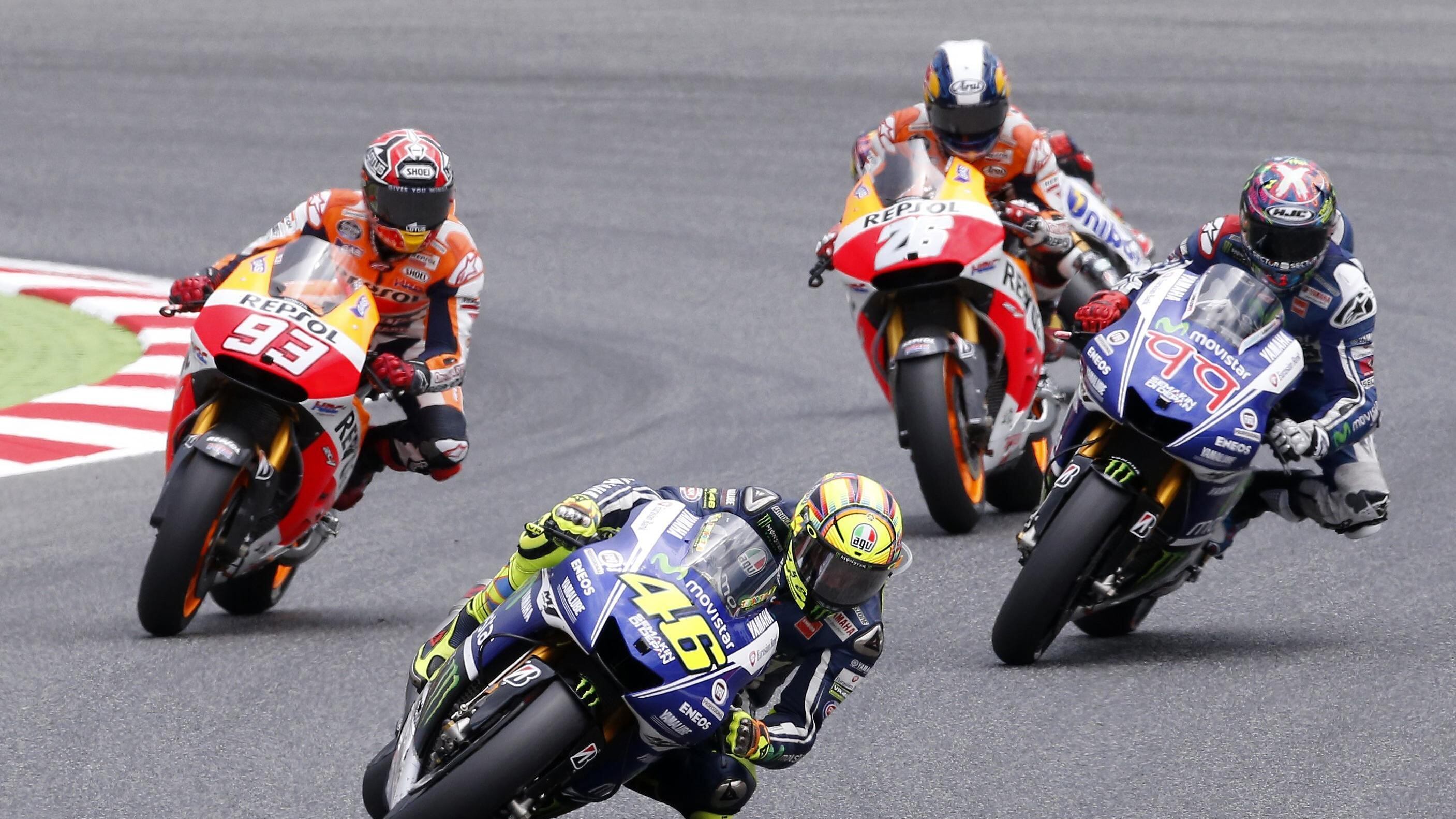 La settima di Marquez incorona Valentino tornato Dottore cattivo