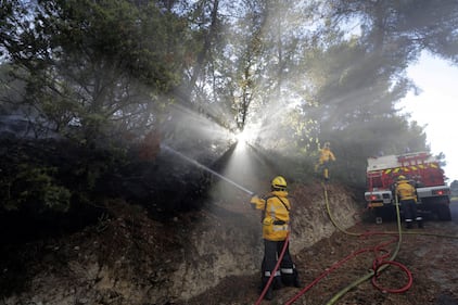 Francia, incendio in Costa Azzurra 8