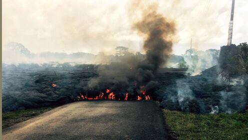 Hawaii, il villaggio minacciato dalla lava 4