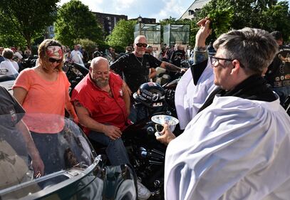 Usa, raduno motociclisti Rolling Thunder a Washington 8