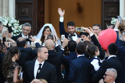 Vucinic ha detto sì e ha sposato Stefania 9