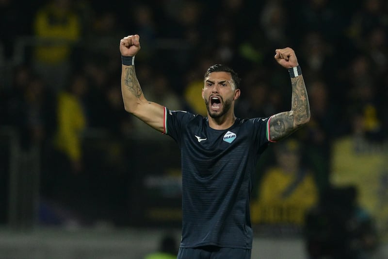 Castellanos celebrazione Frosinone Lazio