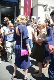 Abito sexy per Emma Marrone alla sfilata di Ferragamo 9