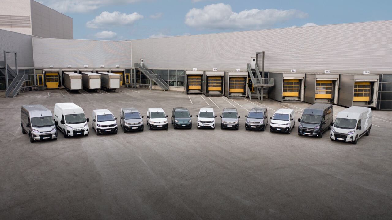 La carica dei veicoli commerciali Stellantis Pro One Vans