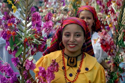 A El Salvador c'è il flower e palm festival 4