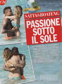 Satta super sexy in vacanza con Boateng 2