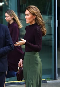 Kate Middleton in visita all' Angela Marmont Centre 7