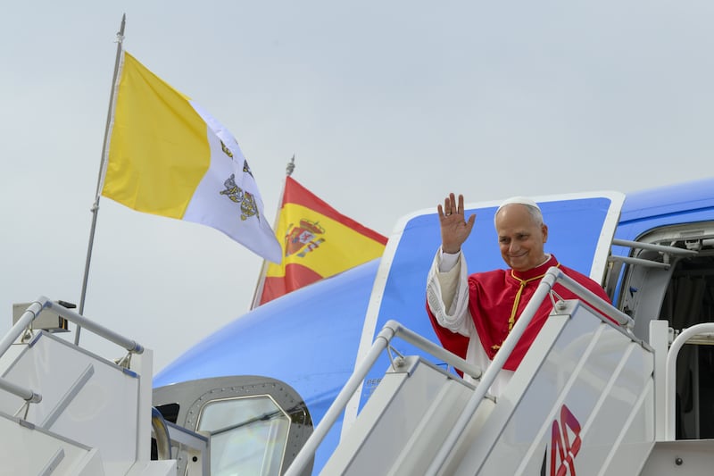 Il Papa in Spagna accolto dai reali Felipe e Letizia - FOTO 6