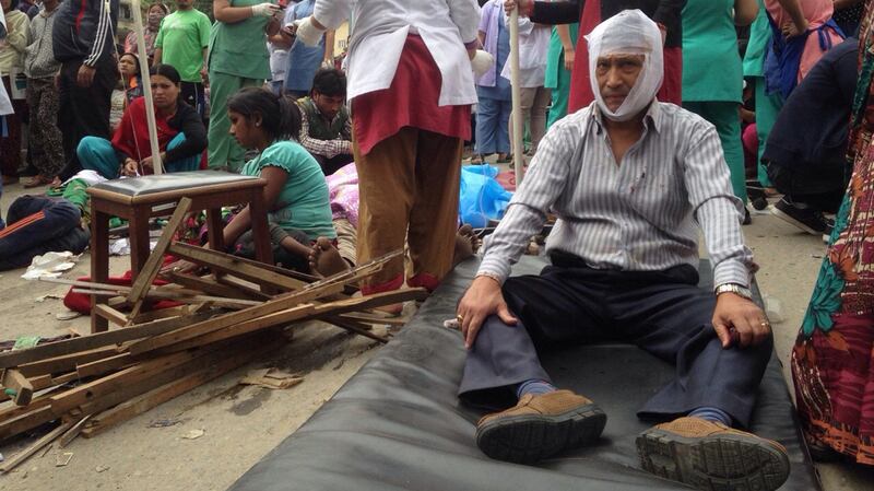 Un forte terremoto a Kathmandu 3