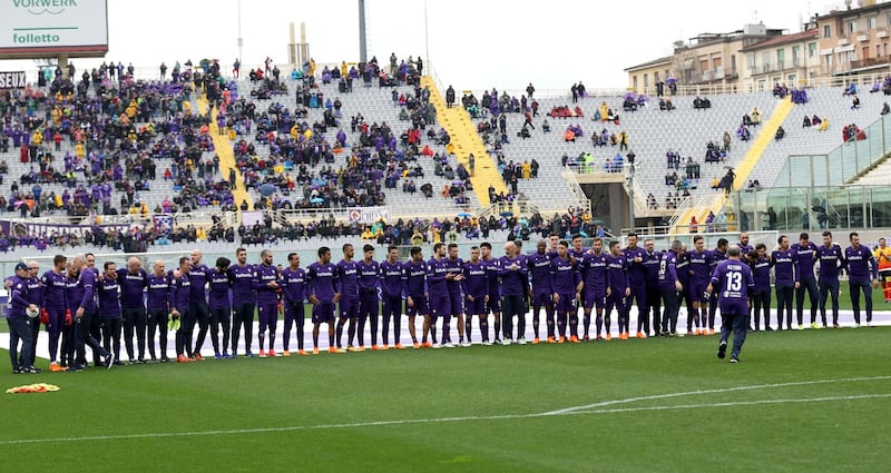L'omaggio della Fiorentina a Davide Astori 8