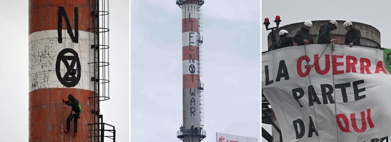 “Messaggio su pace e disarmo”. E il gip grazia gli eco-attivisti degli imbrattamenti contro Leonardo