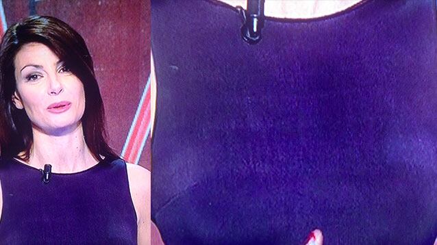 Ilaria D'Amico hot senza reggiseno prima di Napoli-Milan