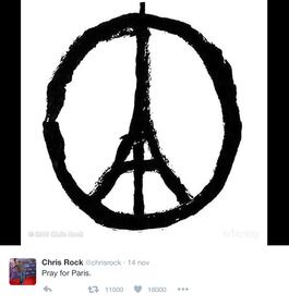 Attentati di Parigi: la reazione dei VIP su Twitter 5