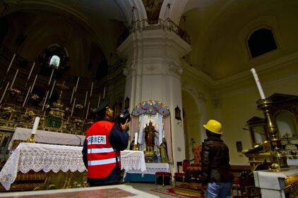 Terremoto nel Pollino, danni, nessun ferito 1