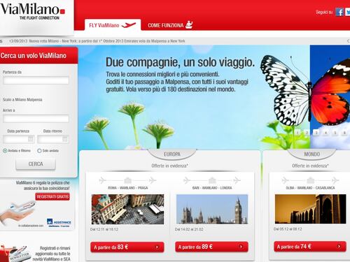 ViaMilano, più vantaggiosa l'assicurazione se si perde il volo