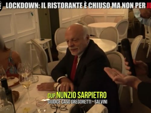 Il pranzo "vietato" del gup anti Salvini: "Ero in stato di necessità"