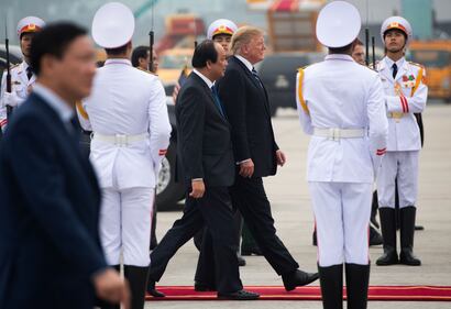 Vietnam, Donald Trump in conferenza stampa dopo l'incontro con Kim Jong Un 4